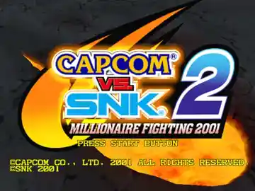 Capcom vs. SNK 2 - Mark of the Millennium 2001 (USA) (PS2 Classics) screen shot title